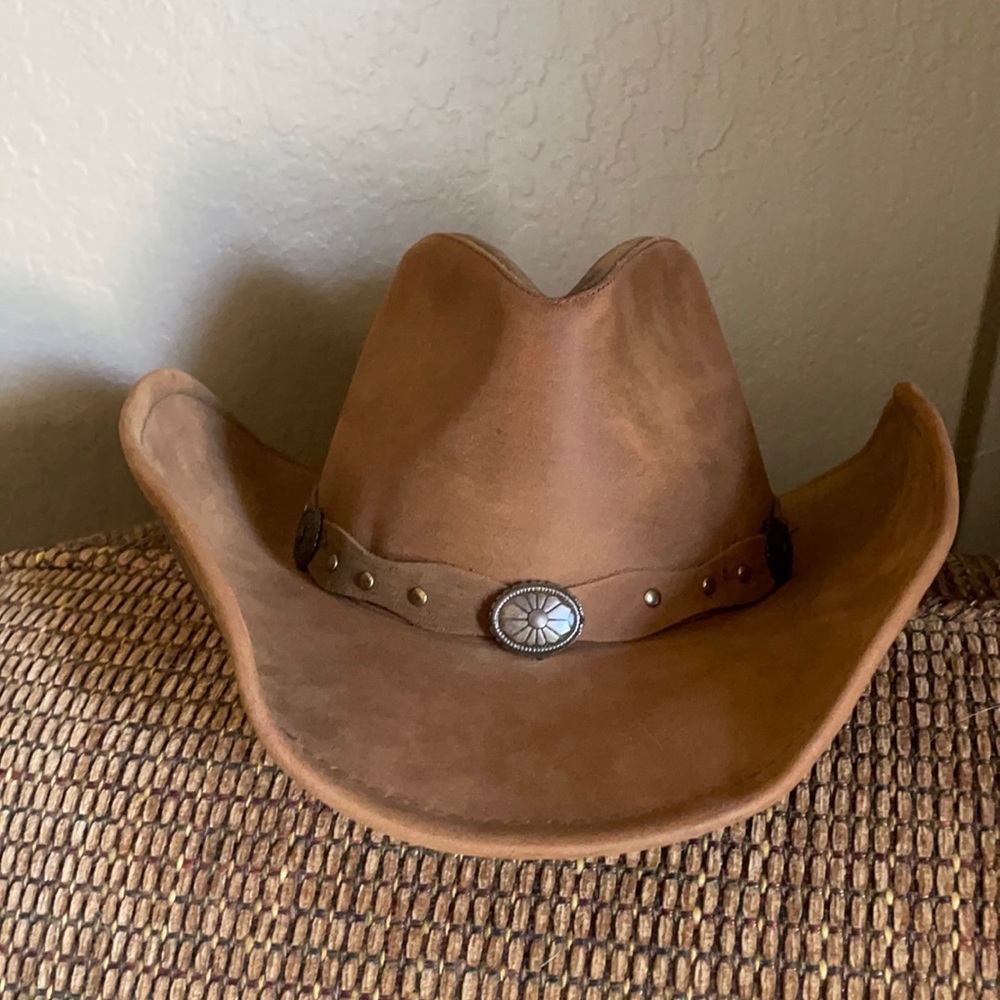 Leather Stetson Cowboy hat
